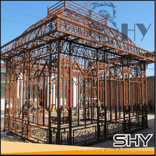 Cheap Wrought Iron Garden Pavilion Gazebo